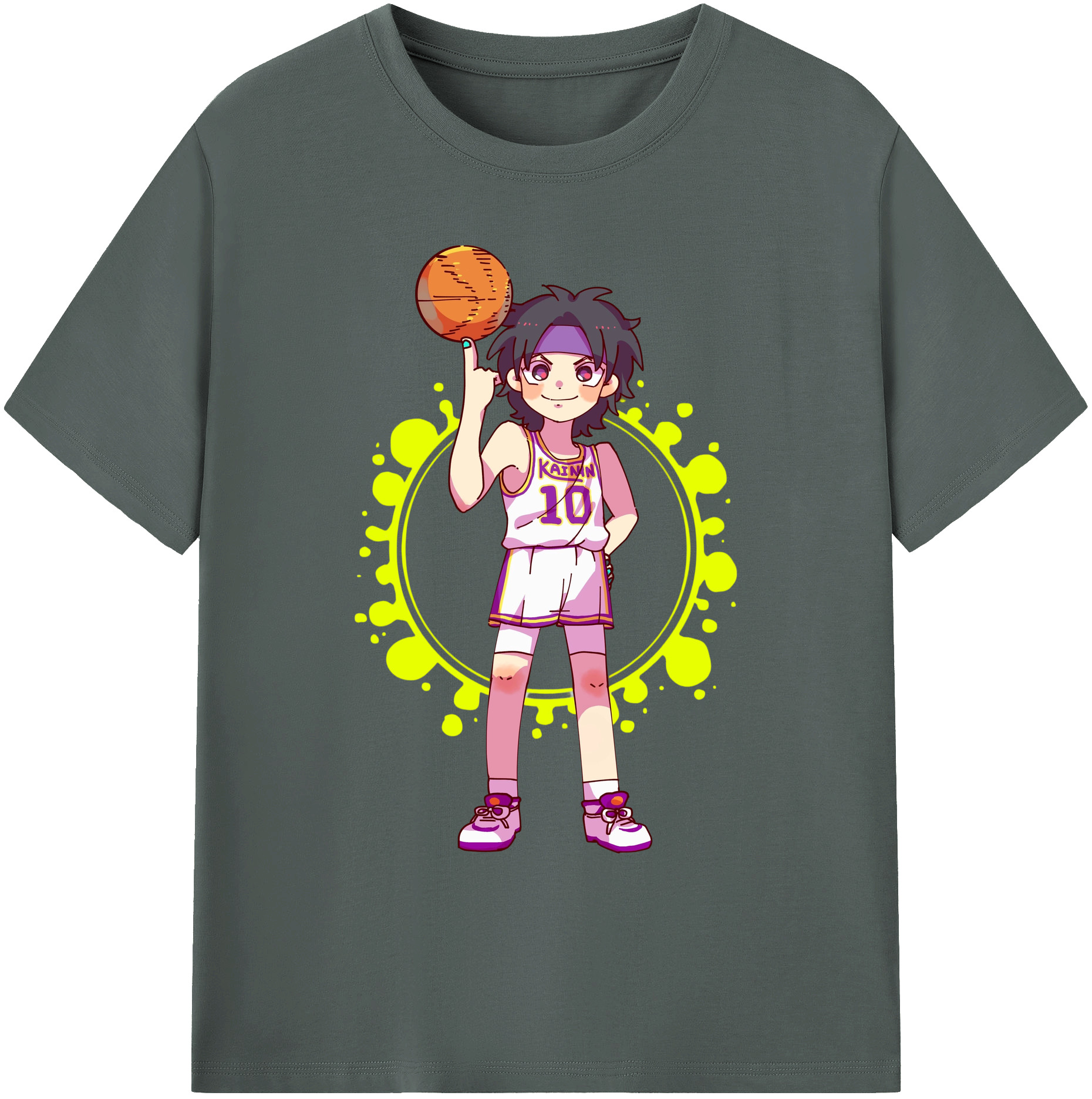 （画像用） SLAM DUNK／スラムダンク 綿100％ メンズ半袖Tシャツ｜肌触りやわらか＆通気性